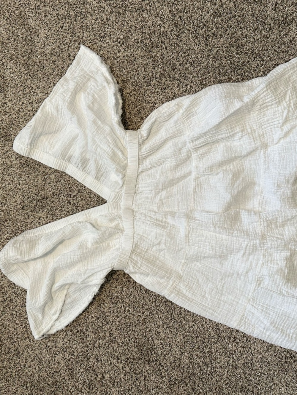 Aerie Gauze Flutter Sleeve Dress - Picture 6 of 7